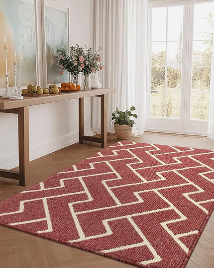 hicorfe Indoor Doormat,Front Back Door Mat Rubber Backing Non Slip Door Mats 47"x71" Absorbent Resist Dirt Entrance Doormat Inside Floor Mats for Entryway Washable Low-Profile