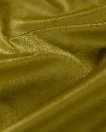 KOUFALL Chartreuse Back Tab Velvet Curtains for Living Room 52x90 Inches Long