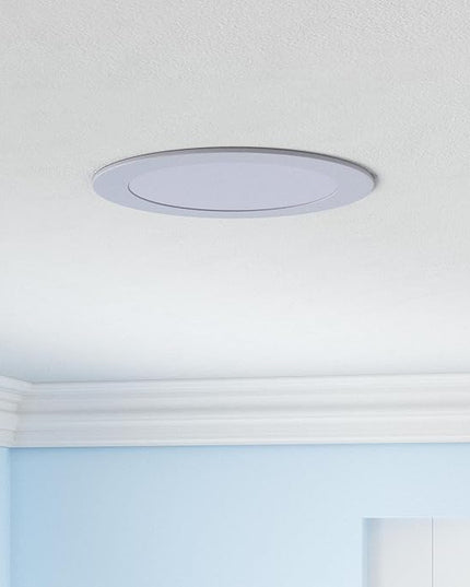 CycevSun 6 Pack LED Recessed Lighting 6 Inch with Night Light, Dimmable 5CCT Canless Ultra Thin Wafer Downlight Soffit with Junction Box, 5 Color Selectable, 12W, ETL & Energy Star