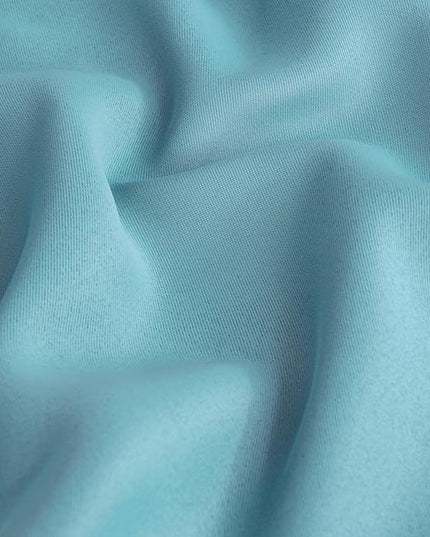 BGment Rod Pocket and Back Tab Blackout Curtains for Bedroom - Thermal Insulated Room Darkening Curtains for Living Room, Set of 2 Panels (38 x 54 Inch, Aqua)