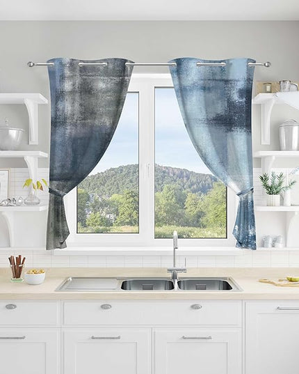 Asuexpect Vintage Floral Kitchen Curtains 2 Panels Sets Black Pink Flower Rose Small Curtain Gothic Victorian Short Window Treatments Decor for Bathroom Bedroom 50% Darkening Curtain 26 x 36 Inch