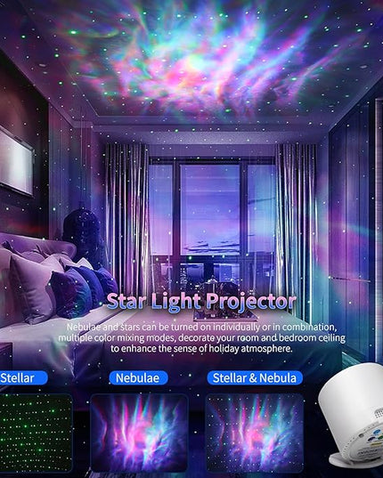 Star Projector, Galaxy Projector, Remote Control & Timer Galaxy Light, LED Nebula Night Light Projector for Adults Bedroom Decoration, Party, Birthday, Christmas,Valentine's Day,Room Decor