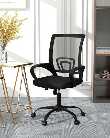 Bonzy Home 12FT Conference Table Chairs Set, 6PCS Tables & 14PCS Ergonomic Office Chairs, Meeting Room Conference Room Table with Chairs Set for 14 People, 142"x47"x30", Black