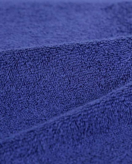 Amazon Basics 6 Piece hand towels for bathroom, Fade Resistant 100% Cotton Hand Towels, soft absorbent bathroom hand towels 6 - Pack (26''x16''), Navy Blue
