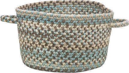 Capel American Heritage Slatewood 0' 20" Basket Braided Rug