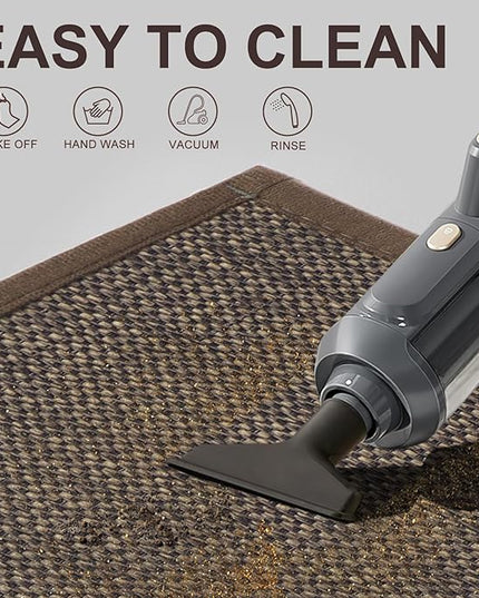 LEKEEPGO Door Mat 17"x29", Non Slip Door Mat Indoor Entrance, Rubber Backing Indoor Door mat Washable Absorbent Low-Profile Doormat Front Entryway Entry Resist Dirt Inside Door Mats, Brown