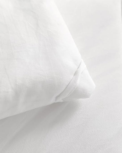 NTBAY Twin Comforter Set with Sheets, 5 Pieces Soft and Breathable Twin Bedding Set, Twin Bed in a Bag, Down Alternative Comforter Set Solid Color All Season, Kids Bedding Set, White