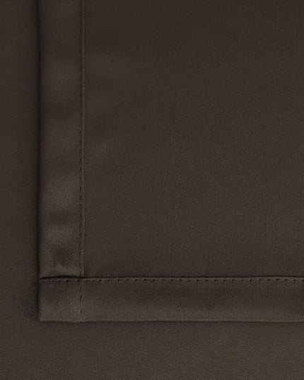 BGment Brown Curtains 84 Inch Length 2 Panels Set for Bedroom - Rod Pocket and Back Tab Blackout Curtains Thermal Insulated Room Darkening Curtains for Living Room, (38 x 84 Inch, Brown)
