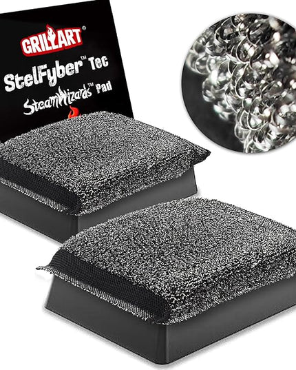 GRILLART Grill Brush Bristle Free Replacement Head - 2PCS