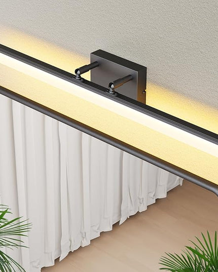 Black Vanity Light 31.5" Long 24W LED Bathroom Light Bar with 5CCT Adjustable Modern Bathroom Vanity Light Fixture for Mirror, Powder Room, Bedroom, Apartment, Hotel