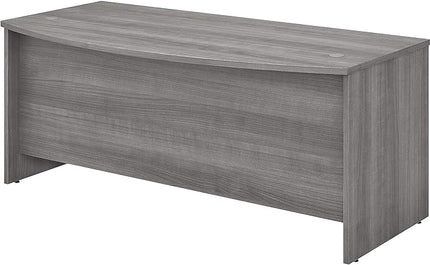 Bow Desk 72W x 36D Platinum Gray
