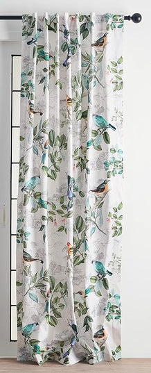 Maison d' Hermine Curtains for Living Room 100% Cotton 84 inch Length Two Panels Light Filtering Curtains for Bedroom Windows with Rod and Loop Pockets Drapes (Solstice Ecru, 50" W x 84" L)