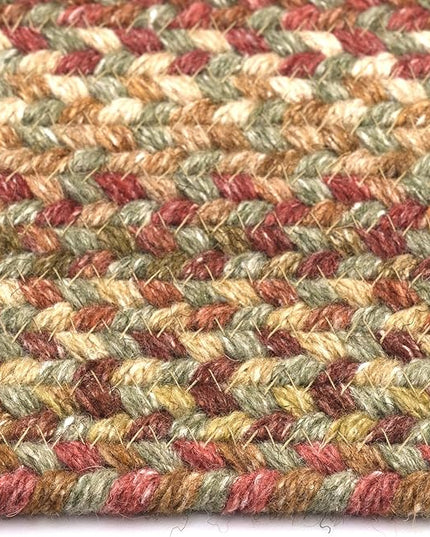 Capel American Heritage Foliage 2' 0" X 9' 0" Runner Oval Braided Rug