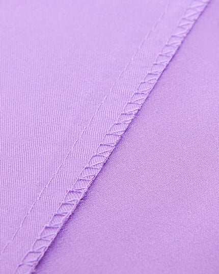 NTBAY Toddler Bedding Set - 4 Piece Soft and Breathable Crib Bedding Set for Boys and Girls, Includes Quilted Comforter, Fitted Sheet, Flat Top Sheet and Envelope Pillowcase, Lavender