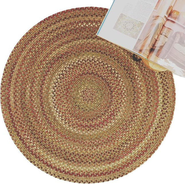 Capel American Heritage Foliage 7' 0" Round Braided Rug