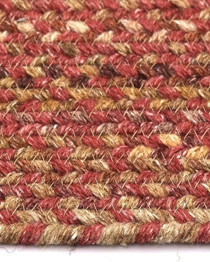 Capel American Heritage Spice 2' 0" X 6' 0" Runner Concentric Rectangle Braided Rug
