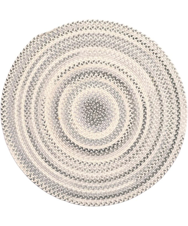 Capel American Heritage Shadow 8' 0" Round Braided Rug