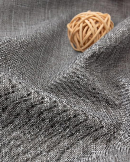Taupe Linen Blackout Curtains 108 Inch Length 2 Panels Set for Bedroom Living Room Grommet 100% Black Out Linen Drapes Room Darkening Window Curtains 108 Inches Long Tan Brown