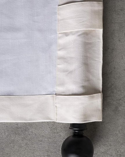 Maison d' Hermine Curtains for Living Room 100% Cotton 108 inch Length One Panel Light Filtering Curtains for Bedroom Windows with Rod and Loop Pockets Drapes (Floral Beige, 50" W x 108" L)