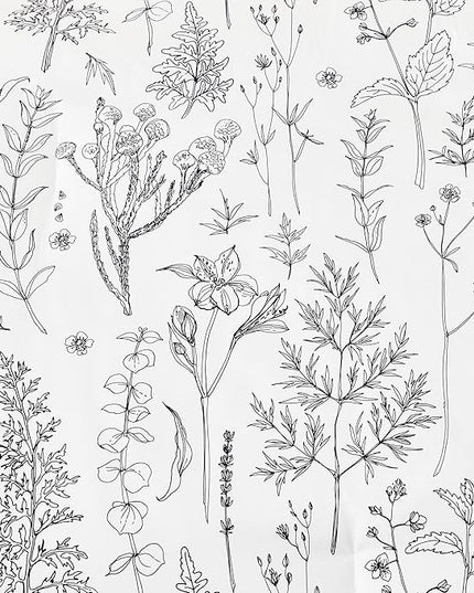 Love's cabin White Queen Size Comforter Set - Queen Comforter Set, 3 Pieces Cute Floral Bedding Sets for All Seasons,1 Soft Reversible Botanical Flowers Comforter and 2 Pillow Shams