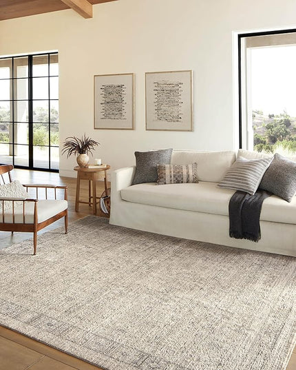 Loloi Amber Lewis Alie Collection ALE-03 Taupe/Dove 11'-6'' x 15'-7'', .13'' Pile Height, Area Rug
