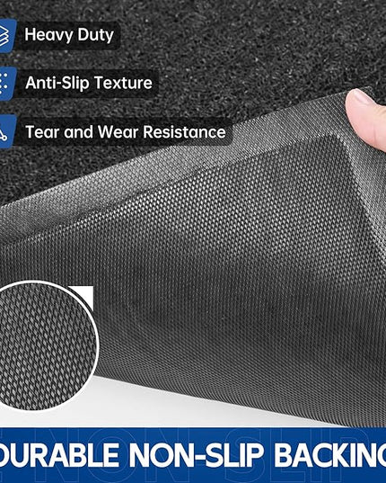 Sturdy Front Door Mat, 48" x 36" Heavy Duty Indoor Outdoor Doormat for Entryway, Fade Resistant, Waterproof Low Profile Entry Mat, Non Slip Welcome Mat for Outside Entrance, Patio, Home
