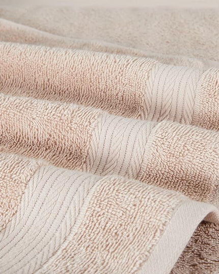Amazon Basics Fade-Resistant 100% Cotton Hand Towel, 6 Pack, 16"x26", Blush Pink