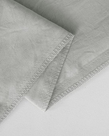 NTBAY Toddler Bedding Set - 4 Piece Soft and Breathable Crib Bedding Set for Boys and Girls, Includes Quilted Comforter, Fitted Sheet, Flat Top Sheet and Envelope Pillowcase, Light Grey