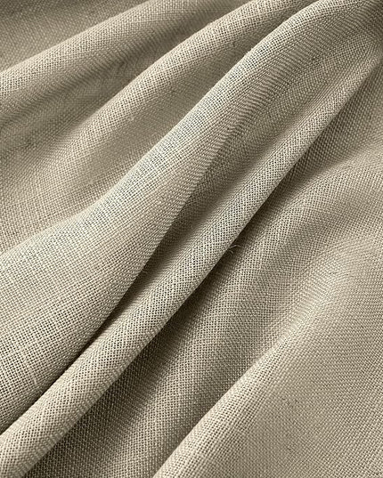 MIULEE Oatmeal Linen Curtains 108 Inch Long 2 Panels for Bedroom Living Room, Soft Thick Linen Textured Natural Window Drapes Semi Sheer Light Filtering Back Tab Rod Pocket Burlap Look Decor