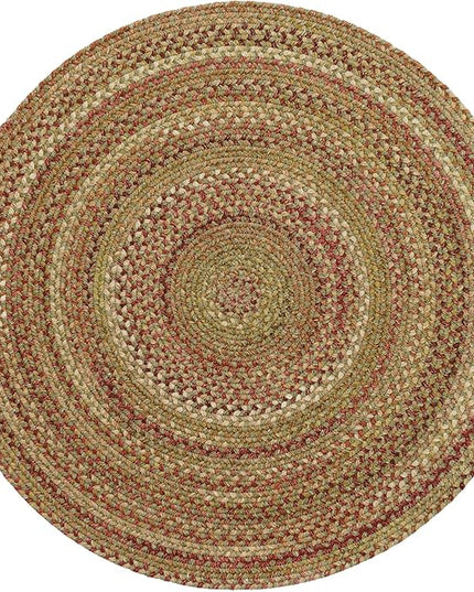 Capel American Heritage Foliage 5' 0" Round Braided Rug