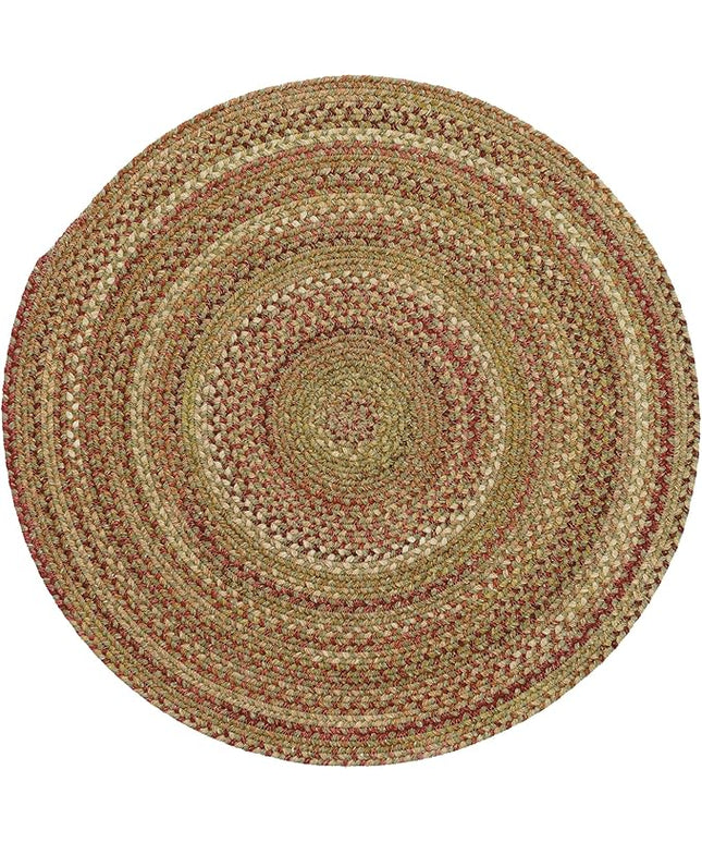 Capel American Heritage Foliage 8' 0" Round Braided Rug