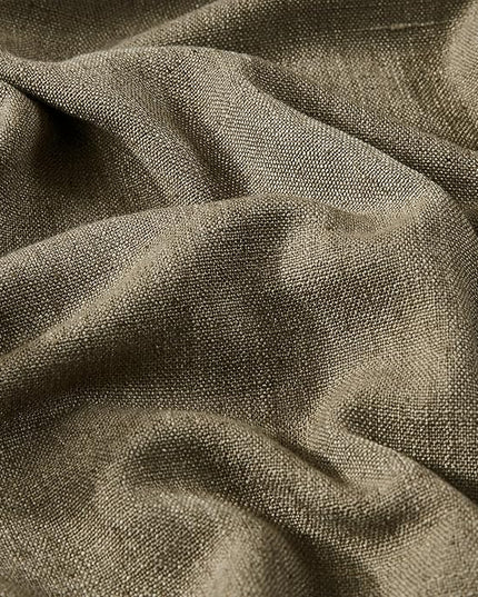 Vision Home Brown Pinch Pleated Full Blackout Curtains Linen Blended Room Darkening Window Curtains 95 inch for Living Room Bedroom Thermal Insulated Pinch Pleat Drapes with Hooks 2 Panel 40" Wx95 L