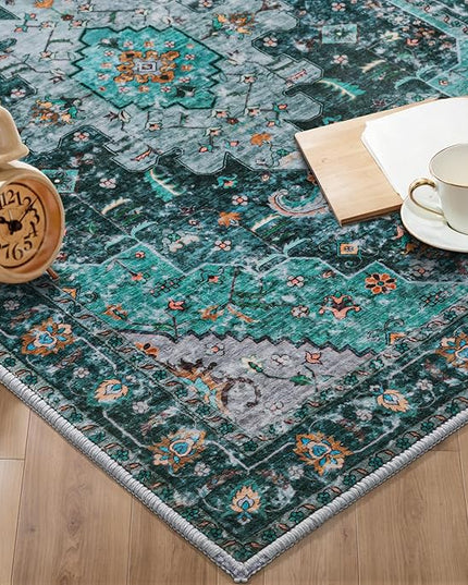 Ciicool 3x10ft Hallway Non Slip Rug, Washable Runner Rug Soft Pet Friendly Indoor Floor Long Carpet Low Pile Rug for Bathroom Kitchen Living Room Bedside Entryway