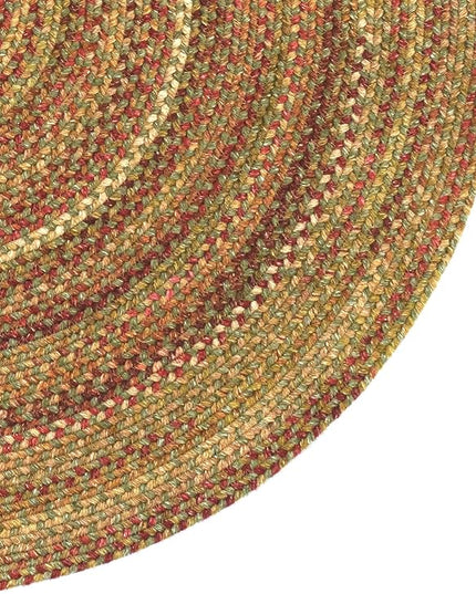Capel American Heritage Foliage 8' 0" X 10' 0" Oval Braided Rug