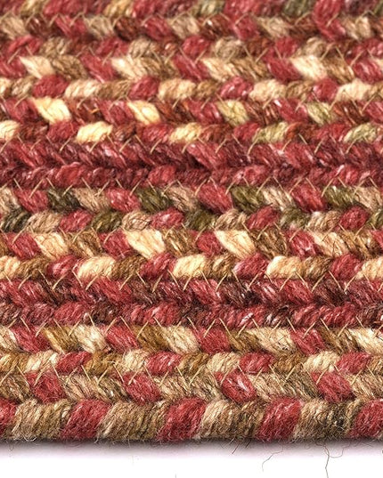 Capel American Heritage Spice 0' 24" X 0' 48" Oval Braided Rug
