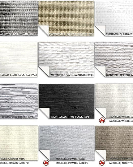 HILADUO Customized Roller Shade Blinds with Remote-Controlled Motorized Operation, Made in USA (Blackout Fabric)