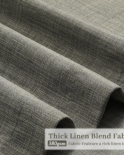 63 Inch Short Olive Green Linen Curtains 2 Panel Set for Small Windows,Pinch Pleated Ktichen Rustic Country Linen Light Filtering Drapes Privacy Back Tab Semi Sheer Curtains 63 Inches Length