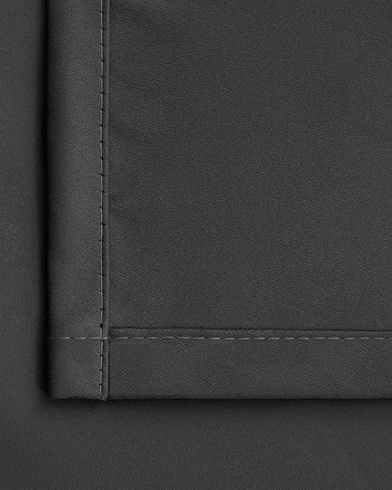 BGment Blackout Curtains - Grommet Thermal Insulated Room Darkening Bedroom and Living Room Curtain, Set of 2 Panels (52 x 63 Inch, Dark Grey)