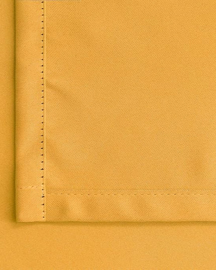 BGment Rod Pocket and Back Tab Blackout Curtains for Bedroom - Thermal Insulated Room Darkening Curtains for Living Room, 2 Window Curtain Panels (52 x 72 Inch, Mustard Yellow)