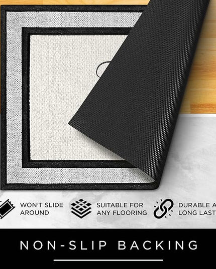 My Sign Center Door Mat, Personalized Doormat,Custom Indoor/Outdoor Monogram Doormat,Housewarming Gift, Heavy Duty Slip Resistant Backing,18x30 Inches,Polyester Top Made in USA