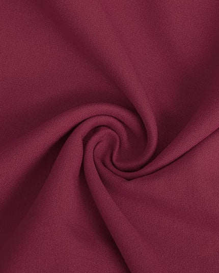 NTBAY Toddler Bedding Set - 4 Piece Soft and Breathable Crib Bedding Set for Boys and Girls, Includes Quilted Comforter, Fitted Sheet, Flat Top Sheet and Envelope Pillowcase, Wine Red
