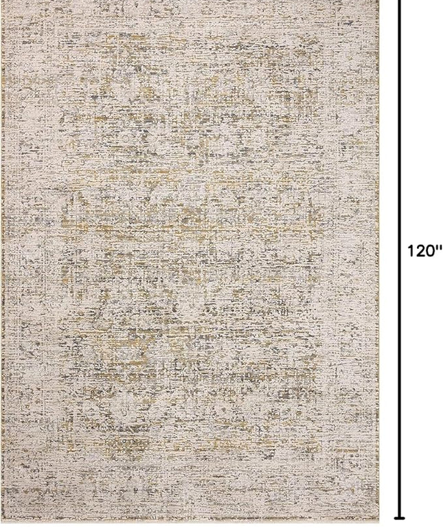 Loloi Amber Lewis Alie Collection ALE-05 Gold/Beige 7'-10'' x 10', .13'' Pile Height, Area Rug