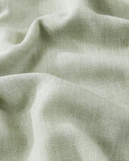 Vision Home Soft Green Pinch Pleated Full Blackout Curtains Linen Blended Room Darkening Curtain Panels 102 inch for Living Room Bedroom Thermal Insulated Pinch Pleat Drapes with Hooks 40" Wx102 Lx2