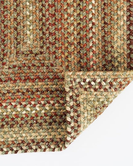 Capel American Heritage Foliage 7' 0" X 7' 0" Concentric Rectangle Braided Rug
