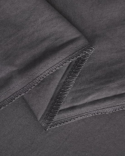 NTBAY Toddler Bedding Set - 4 Piece Soft and Breathable Crib Bedding Set for Boys and Girls, Includes Quilted Comforter, Fitted Sheet, Flat Top Sheet and Envelope Pillowcase, Dark Grey