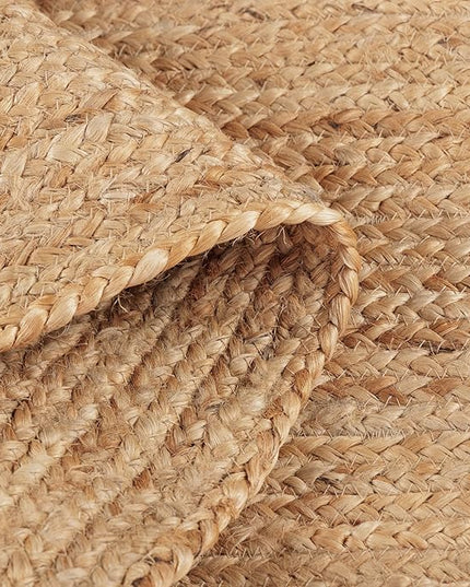 REDEARTH · Area Runner Rug - 2'x6' Braided Natural Jute with Non-Skid Backing - Handwoven Rectangular Boho Rug for Bedroom, Kitchen, Living Room Aesthetic Home Decor - Handmade Carpet, Set of 2
