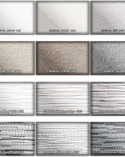 HILADUO Customized Roller Shade Blinds with Remote-Controlled Motorized Operation, Made in USA (Lighting-Filtering Fabric)