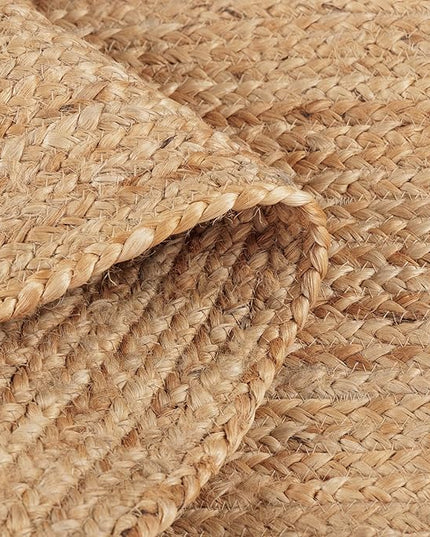 REDEARTH · Round Area Rug - 10 Feet Braided Natural Jute Rug- Artisan Made Reversible Boho Jute Rugs for Bedroom - Kitchen - Living Room - Farmhouse - Aesthetic Home Decor - Handmade Vintage Decor