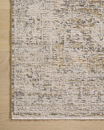 Loloi Amber Lewis Alie Collection ALE-05 Gold/Beige 5'-3'' x 7'-9'', .13'' Pile Height, Area Rug