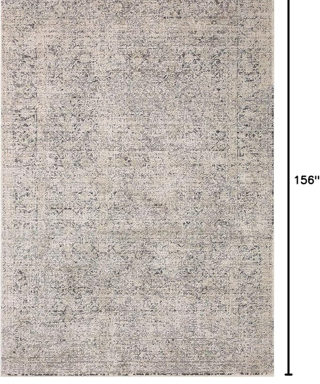 Loloi Amber Lewis Alie Collection ALE-01 Stone/Mist 9'-6'' x 13'-1'', .13'' Pile Height, Area Rug